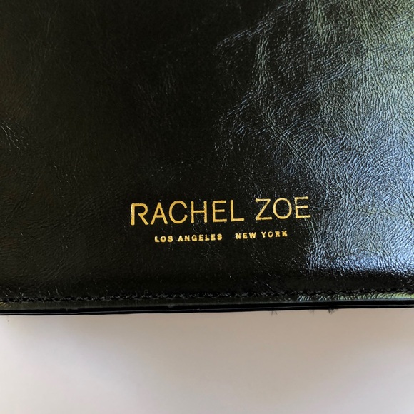 Rachel Zoe Black Shoulder Crossbody Bag with Gold Hardware and Bag Hook NEW NWT - Picture 3 of 7